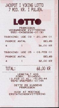 Femte og Sjette gevinst i flottos historie Femte og Sjette gevinst i flottos historie